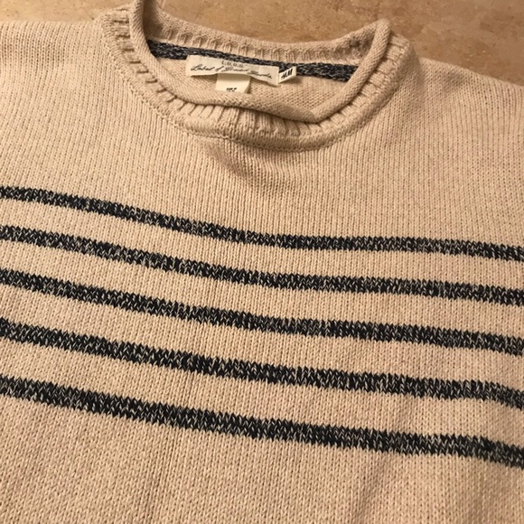 H&M Cream and Navy Striped Sweater - Picture 3 of 5